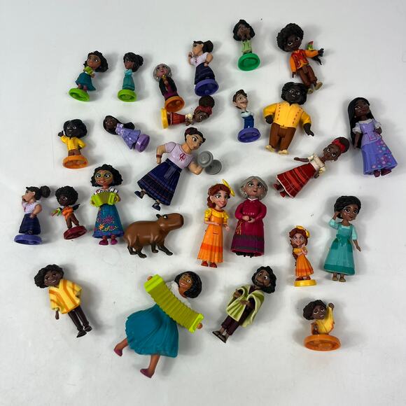 Disney Encanto Mini Character Figurines Lot of 27 Mixed Styles 1.5–3" Loose Toys - Picture 2 of 16